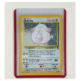 Pokï¿½mon vintage holographic Chansey card