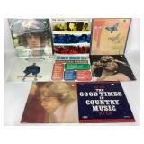 8 vinyl records: Donna Summer, The Police, Heart,