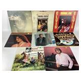 8 vinyl Records: John Lennon, Elvis, Mama Cass