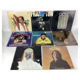 8 vinyl records: Diana Ross, Jim Croce, Peter