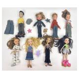 Bratz Doll Collection: 8 Dolls, Clothing &