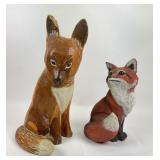 Fox Statues Large Carved Wood ï¿½ Africa