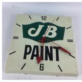 Working JB Paint Advertising Wall Clock