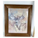 Deer sketch signed