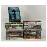 DVDs Including John Wick, Jurassic Park, Bravehear