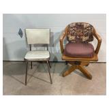 MCM dining chair, wood office chair
