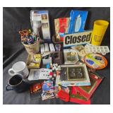 Baseball Aces Playing Cards, Dice, Pens, light swi
