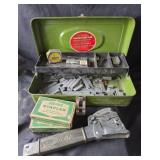 Bostitch Stapler, Duo-Fast Staples, Greenslade Tin