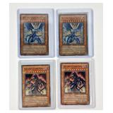 4 Yu-Gi-Oh Limited edition cards