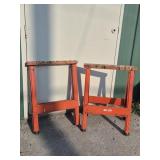 Hirsh Iron Horse Metal Sawhorses (2)
