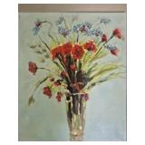 Floral Painting On Canvas 20 in. X 24 in.