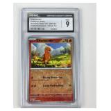 Pokï¿½mon Charmander graded 9