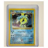Pokï¿½mon vintage holographic Gyarados card