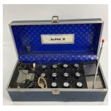 Alpha II Electronic Device in Blue Case