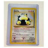 Pokï¿½mon vintage 1999 Snorlax card