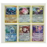 6 Pokï¿½mon vintage holographic cards
