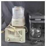 Bunn Coffee Maker, Cuisinart Ice Cream Maker, Riva