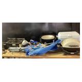 Weber Grill, Rubbermaid Cooler, Camping Gear