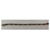 HAN .925 Thai Brown stone gold tone Sterling