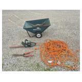 Garden Mark Metal Cart, Black & Decker Electric
