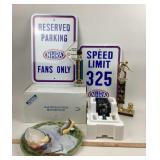 NHRA Signs, 1948 Indian Chief Motorcycle Model, Ma
