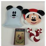 Disney Mickey Mouse-Themed Plates, Memo Pad