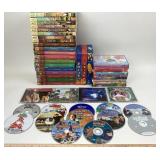 DVDs: Friends, Seinfeld, Dora, Barbie, Amish Myste