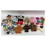 Disney, Animal Hand Puppets, Toy Figures