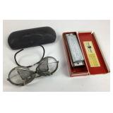 Hugo Rauner Harmonica, Protective Wire Glasses