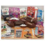 Wilson Footballs & Sponsored Cereal Boxes: Disney,