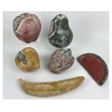 Terracotta Primitive Fruit Collection 6 Large