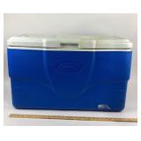 Coleman Blue Cooler With Cup Holders
