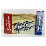 Sunbeam Irwinton Cookware, Toastmaster Blender