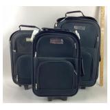 Black Wheeled Suitcases With Expandable Handles Wi