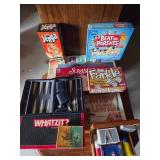 Board Games Including Jenga, Scrabble, Farkle