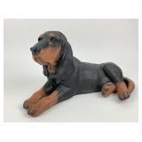 Coonhound Dog Statue 16"x9"H