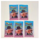 5 Sealed Norfin Trolls Series 1 Trading Card