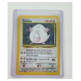 Pokï¿½mon vintage holographic Chansey card