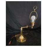Brass Swing Arm Table Lamp