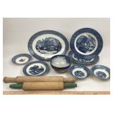 Wooden Rolling Pins, Luneville France Bowl