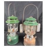 Coleman 220F Lanterns With Pyrex Globe