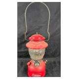 Coleman Red Metal Lantern