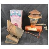 American Camper Kerosene Lantern, Rusted Lantern,