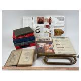 Rexcraft Brass Bugle, Chemistry Textbook, Design C