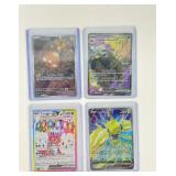 4 Pokï¿½mon full art cards