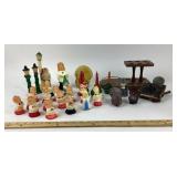 Christmas Figural Candles, Decatur Industries Hold