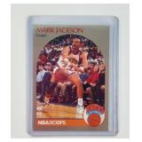 Mark Jackson NBA Hoops 1991 Trading Card Knicks