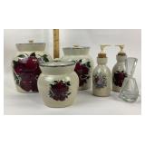Home & Garden Party Canisters, Avon Perfume Bottle