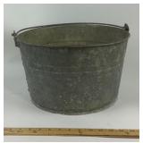 Galvanized Metal Bucket With Handle