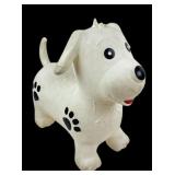 Black & White Dog Inflatable Hopper Bounce